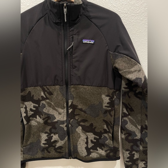 Patagonia Better Sweater Mens Size XS Camo Gray Full Zip Fleece Jacket Outdoor - Picture 2 of 10